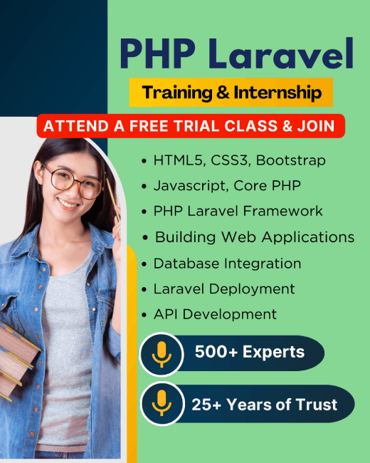 Php Laravel Training in Kasaragod