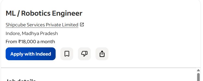 AI ML ROBOTICS internship jobs in Kozhikode