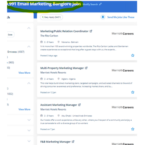 Email Marketing internship jobs in Cochin