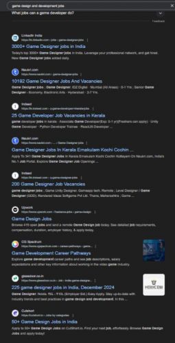 Game Design and Development internship jobs in Trivandrum
