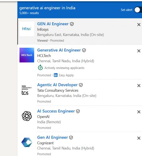 Generative AI & LLM Development internship jobs in Cochin