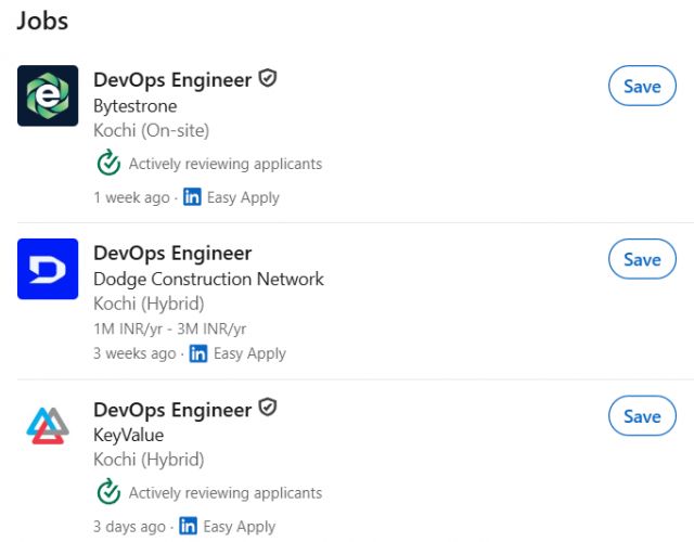 Kubernetes & Docker Administration internship jobs in Kozhikode