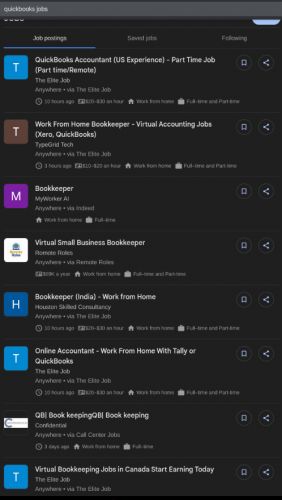QuickBooks internship jobs in Cochin