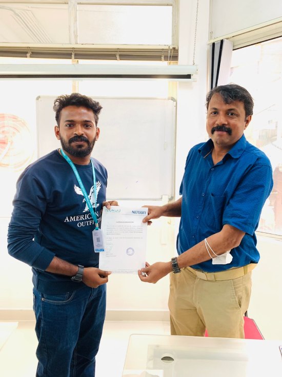 Internship/projects in trivandrum